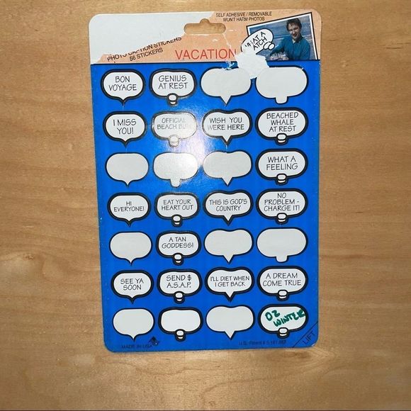 Greeting Stickers for scrapbook or photo album, Art project - Picture 6 of 10